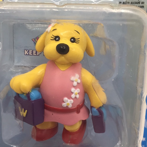 Webkinz Super Shopper Yellow Lab Figurine Ganz Toy - Picture 2 of 8